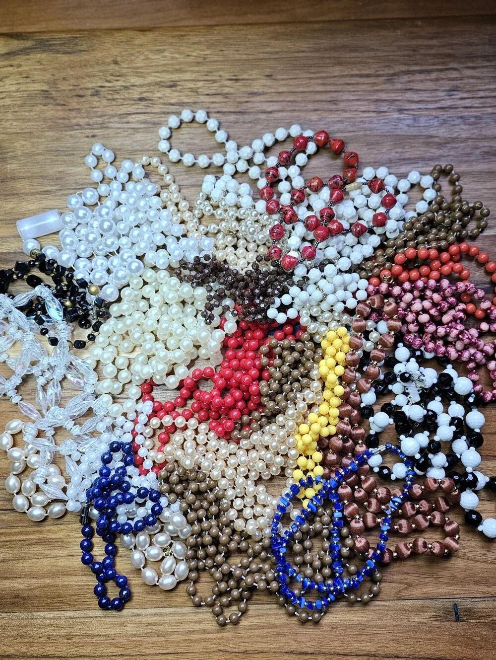 Craft Jewelry Beaded Necklaces For Upcycling Repurposing Art Projects